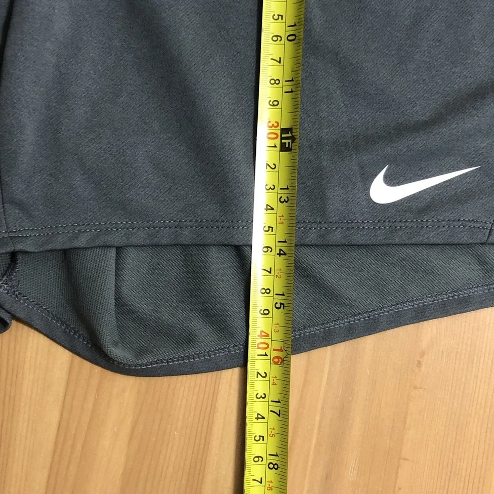 Nike Athletic Gym Running Shorts Womens XL Gray Pink Outdoor Swoosh